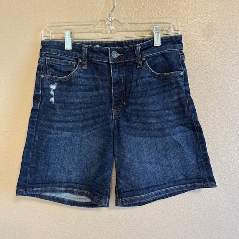 Kutโ From The Kloth Women's Chloe Boyfriend Denim Jean Shorts Size 4 Inseam 7"